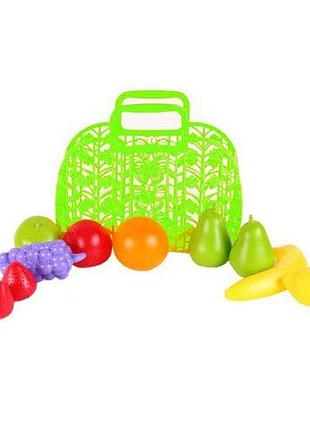 Кошик з фруктами технок салатовий