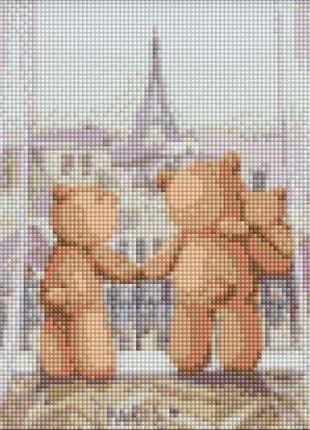 Алмазна мозаїка "родинна подорож" 30х30 см