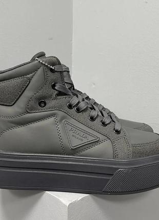 Prada re-nylon high ‘grey’ 37