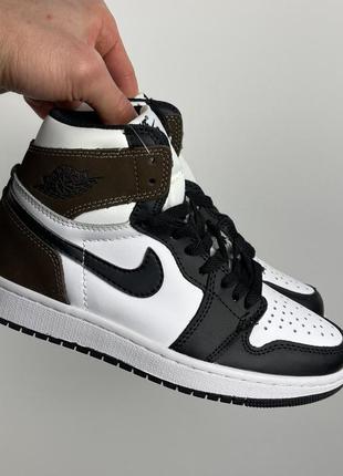 Nike air jordan 1 retro dark mocha (распаровка)