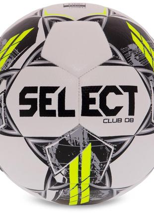 Мяч футбольный select club db fifa basic v23 №5 белый-серый