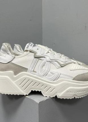 D&g daymaster sneakers ‘full white’