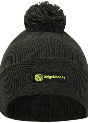 Шапка ridgemonkey bobble beanie hat ц:green2 фото