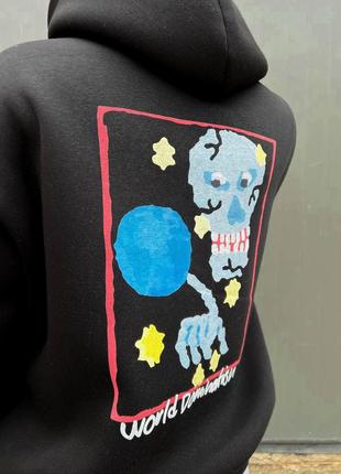 Худи polar skate co. world domination 🌎. world domination черное4 фото