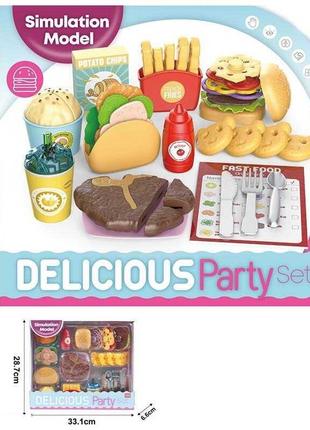 Дитячий іграшковий набір продуктів