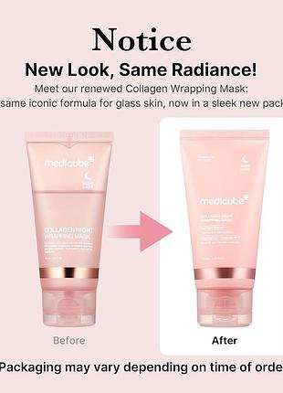 Нічна колагенова маска medicube - collagen night wrapping mask - 75ml