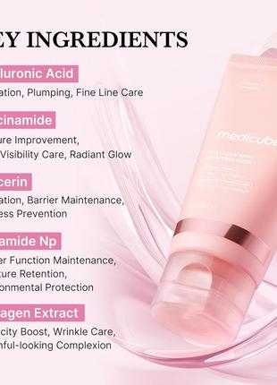 Нічна колагенова маска medicube - collagen night wrapping mask - 75ml