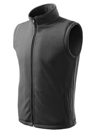 Флісовий жилет adler next (rimeck), безрукавка флісова унісекс, сірий steel gray, розмір xl