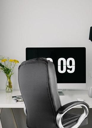 Ергономічне комп'ютерне крісло, офісне з еко-шкіри, польща