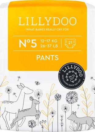 Подгузники-трусики lillydoo 5 (12-17 кг) 21 шт (4260678846492)
