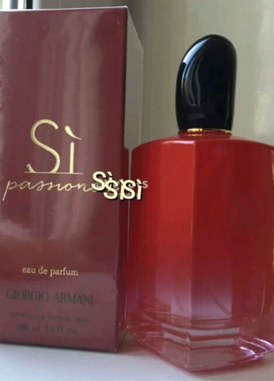 Классный изысканный аромат парфюма giorgio armani si passione