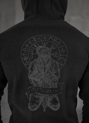 Флісовий спортивний костюм "руні black"