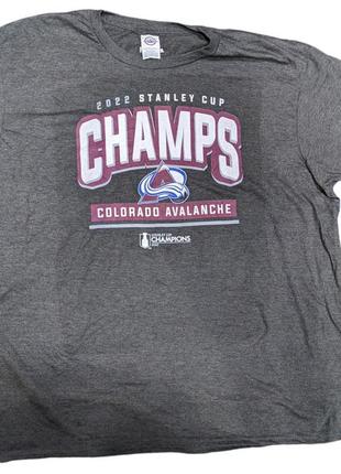 Футболка gabriel landeskog nhl logo #92 colorado avalance