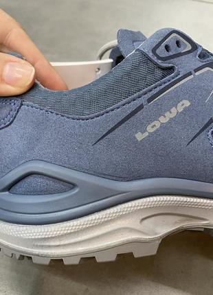 Кросівки жіночі трекінгові lowa innox evo gtx lo ws, 37,5 р, колір блакитний (light grey), легкі черевики трекінгові5 фото