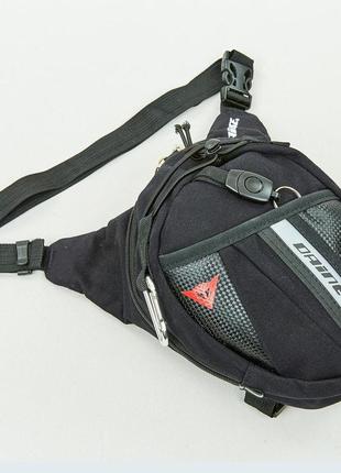 Мотосумки стегновий dainese ms-0307-d (pl, р-р 19х24см, чорний)