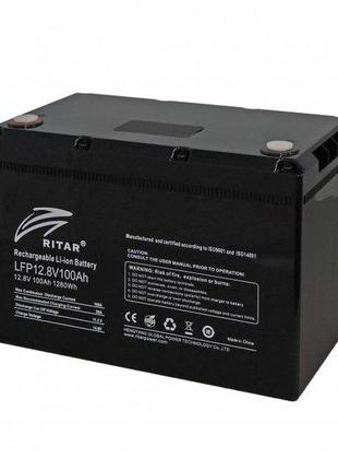 Літієва акумуляторна батарея 12в 100 а·год ritar lfp12.8v100ah g1 lifepo4