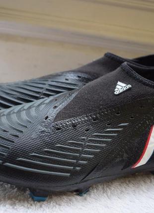 Футбольні бутси копочки кросівки мокасини adidas predator edge р. 42 2/3 26,5-27 см