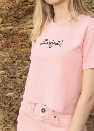 Футболка bonjour!