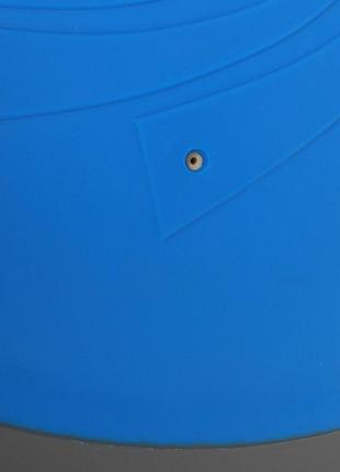 Балансировочная платформа bosu fi-9996 zelart серый-синий6 фото