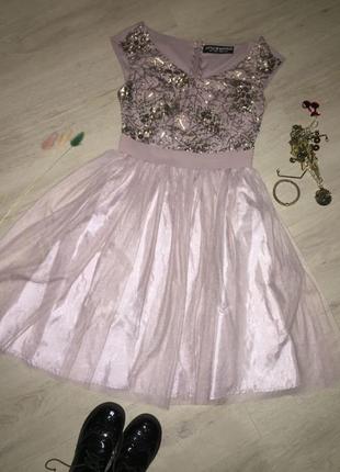 Святкова сукня с-м паєтки
