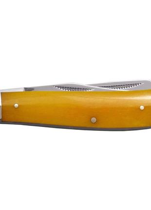 Ніж cold steel mini trapper yellow bone2 фото