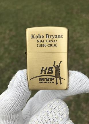 Запальничка zippo kobe bryant gold бензинова нова в коробці