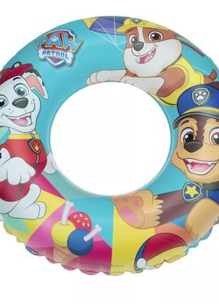 Кільце для плавання paw patrol summer 51 см щенячий патруль