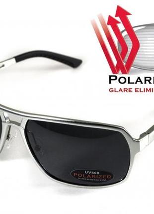 Очки поляризационные bluwater alumination-4 silver polarized (gray) серые