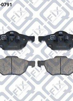Тормозные колодки honda:accord (q0930791 q-fix)