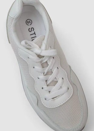 Кросівки жіночі, колір біло-сірий, 248rg02