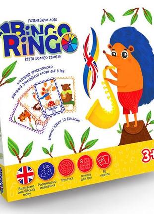 Дитяча настільна гра bingo ringo gbr-01-01eu на укр/англ., найкраща ціна