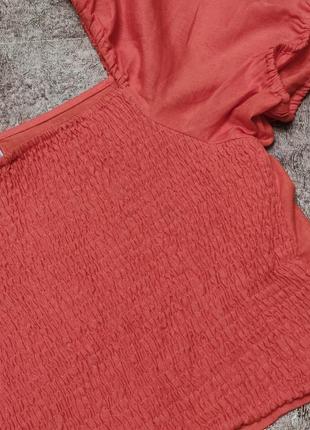 Новая натуральная короткая блузка корсет 50-527 фото