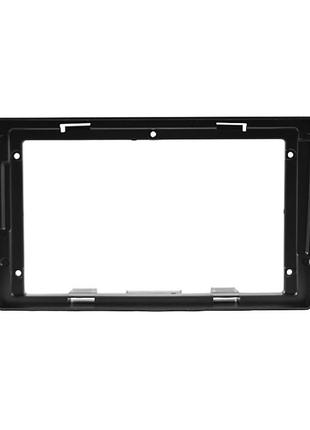 Переходная рамка lesko 9" black для автомобиля renault duster dacia 2014-2017 re 029n