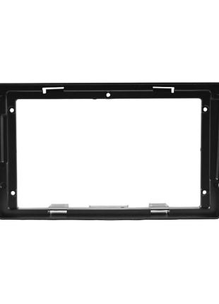 Перехідна рамка lesko 9" black для автомобіля renault duster dacia 2014-2017 re 029n
