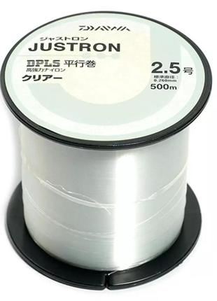 Леска daiwa justron dpls c 500m 0.26mm #2.5