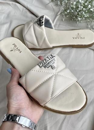 Prada slides ‘beige’