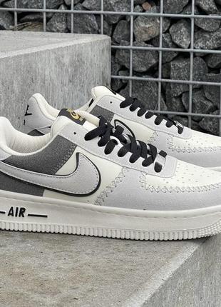 Nike air force 1 low beige grey