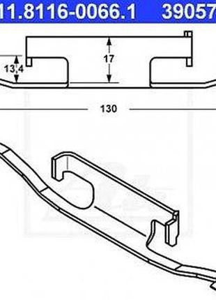 Ремкомплект суппорта bmw:e81 ,e30 ,e32 ,x1e84 ,z1 ,z3e36 ,z4e85 ,e87 ,e88 ,e82 ,e36 ,e46 ,e90 (11811600661)