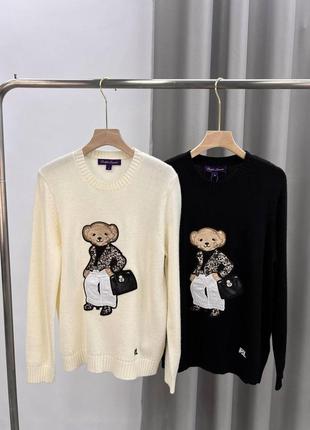 Свитер ralph lauren с мишкой5 фото