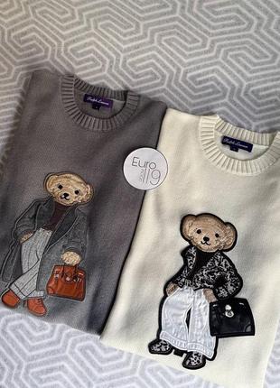 Светр ralph lauren з ведмедиком