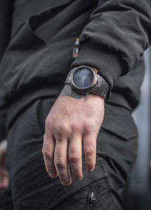 M-tac часы тактические с компасом black, армейские часы черные, военные часы многофункциональные тактические10 фото