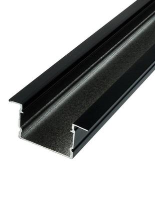 Профіль алюмінієвий biom врізний лпв20 20х30 анодований, (палка 2м), м