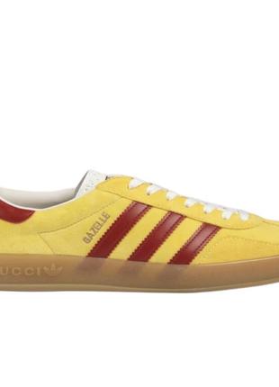 Adidas x gucci gazelle yellow