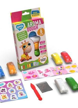 Набор для лепки с тестом "lovin aroma dough", 6 цветов