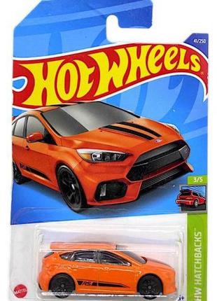 Машинка "hot wheels: ford focus rs orange" (оригинал)