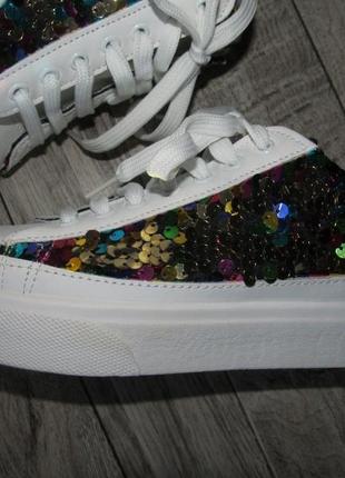 Kate gray кожаные кеды сникерсы р. 39 -25см