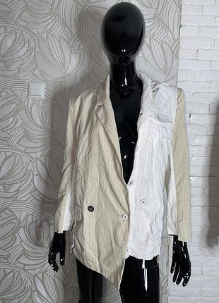 Оригинальный асимметричный пиджак жакет bershka, s