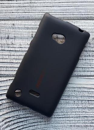 Чехол nokia lumia 720 накладка для телефона черный