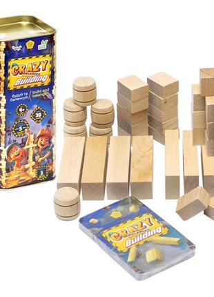 Развивающая настольная игра crazy balance building cbb-01 28 карт лучшая цена