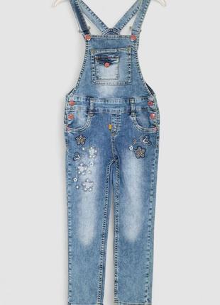 Комбінезон для дівчаток — уціінка, колір синій, 247r8208-u-10